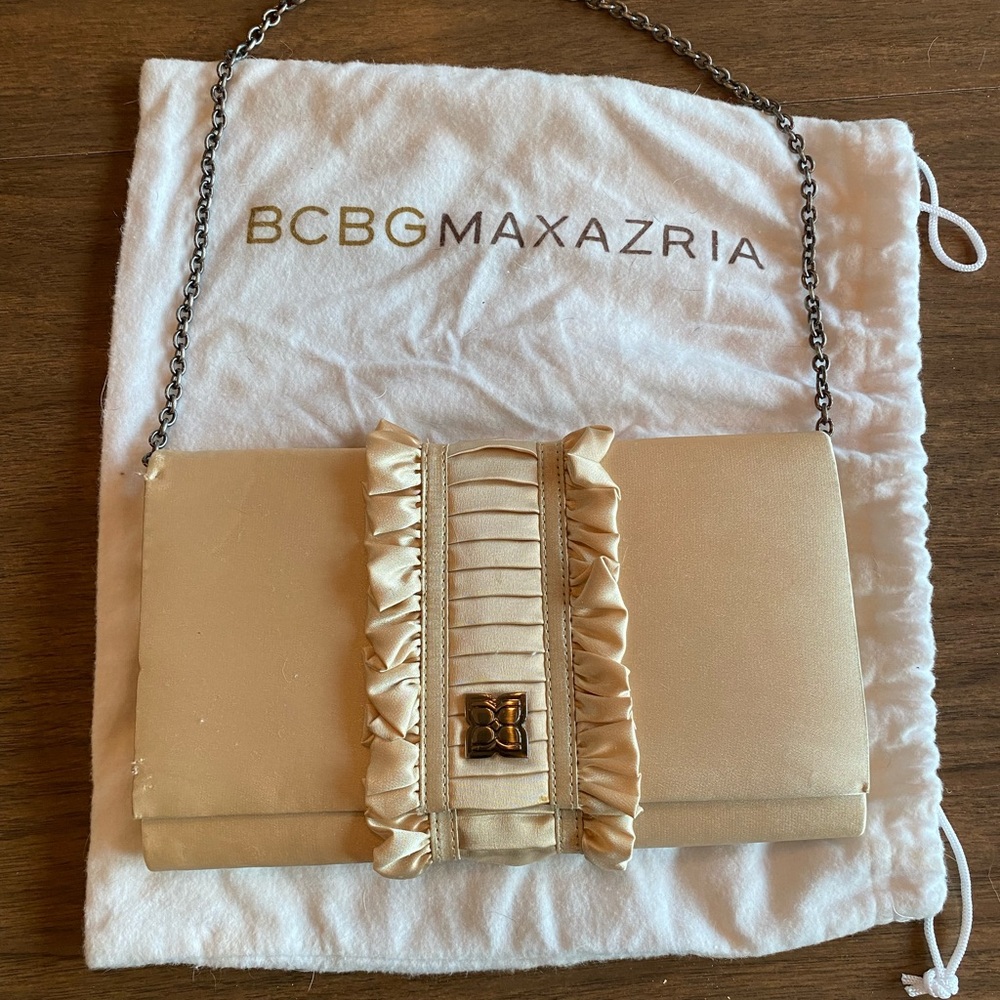 BCBG Satin Evening Bag